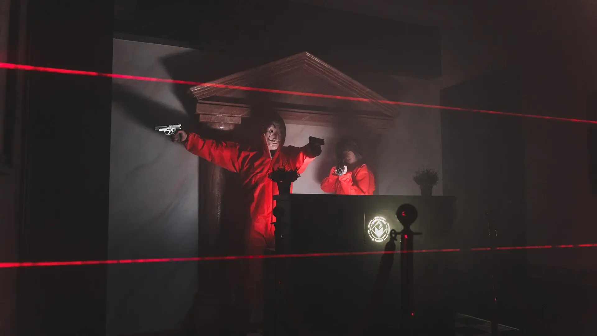 Escape room challenge at Game Over Escape Rooms